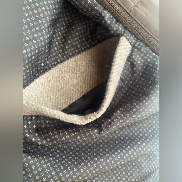 Tarocash Mens Wool Blend Jacket Brown Size XL Long Sleeve Zip Buttons - Picture 8 of 16